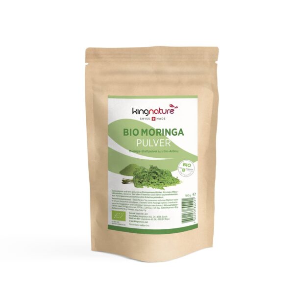 kingnature Bio Moringa Pulver www.aromathek.ch